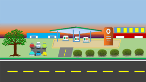 gas station Image by Prakash Mishra from Pixabay